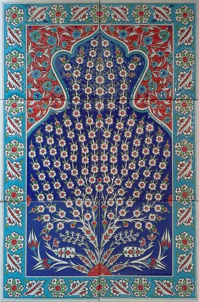 40x60 cm Çini Pano - KA01